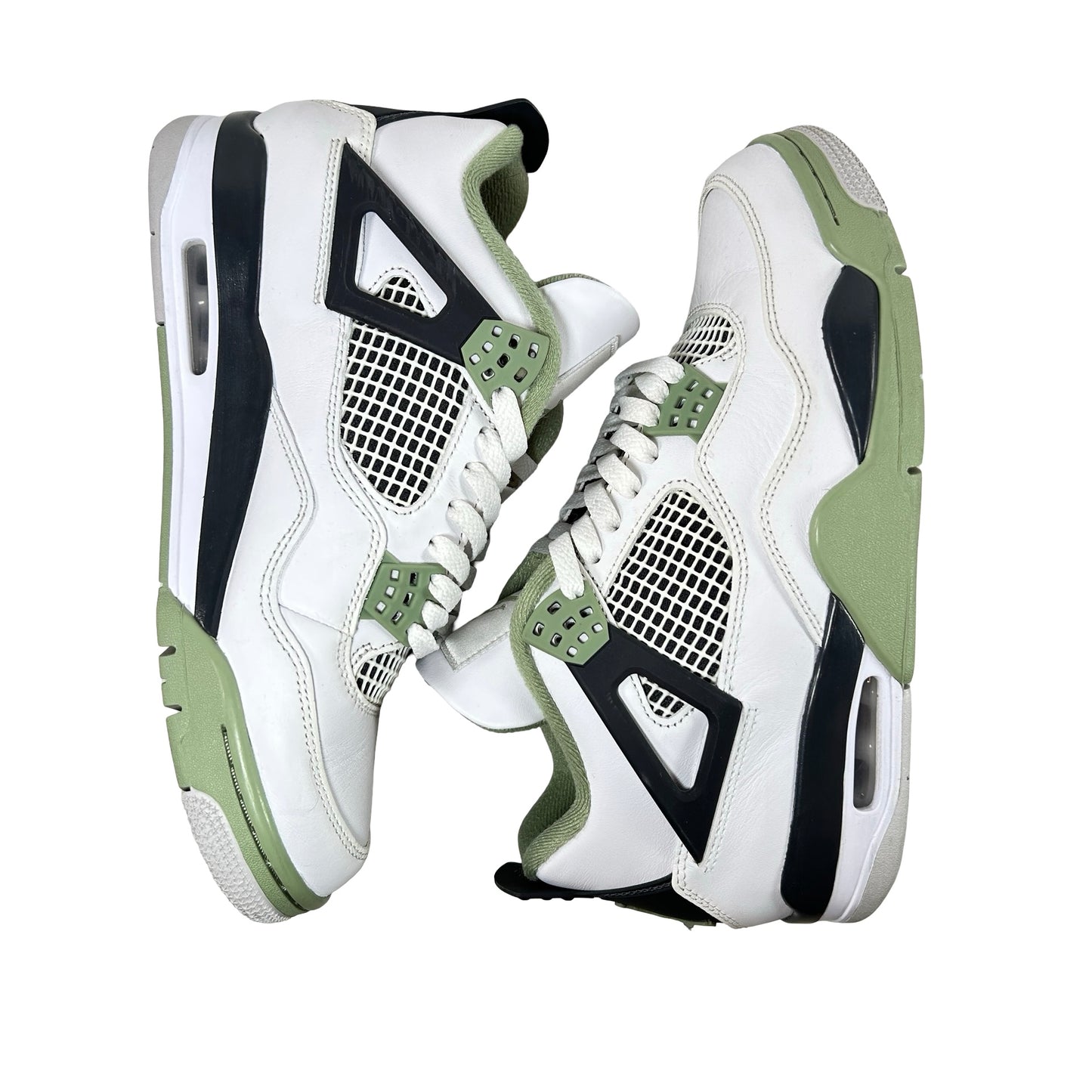 AQ9129 103 Jordan 4 Retro Seafoam (W) [USED] - 10 W (Used) (No Box)