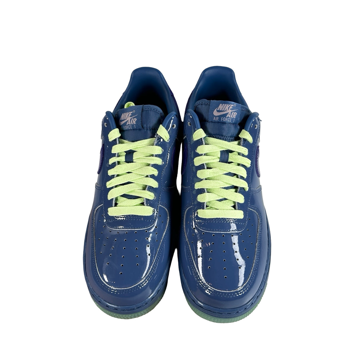 IO4489 400 Nike Air Force 1 Low Patent Leather Mystic Navy Grape Ice [USED] - 9.5 M (Used2)
