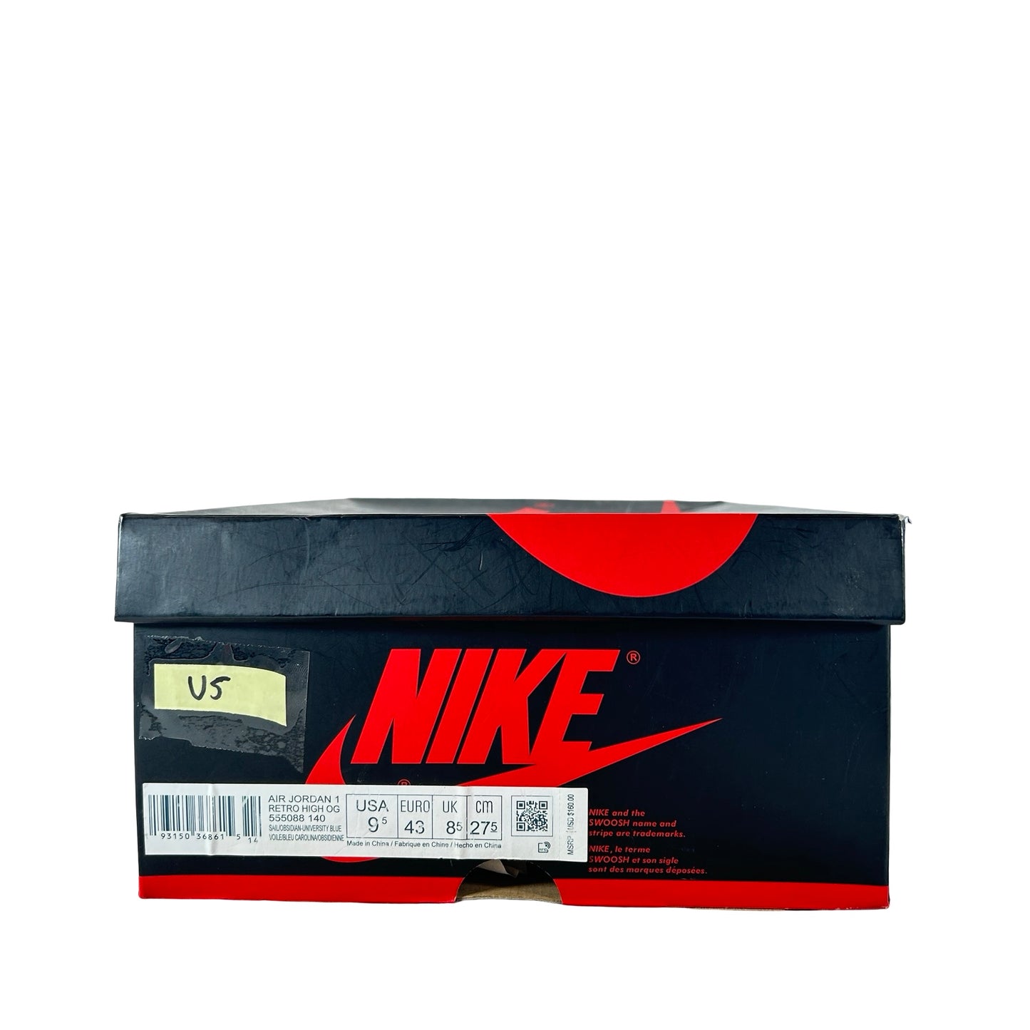555088 140 Jordan 1 Obsidian UNC [USED] - 9.5 M (Used5)