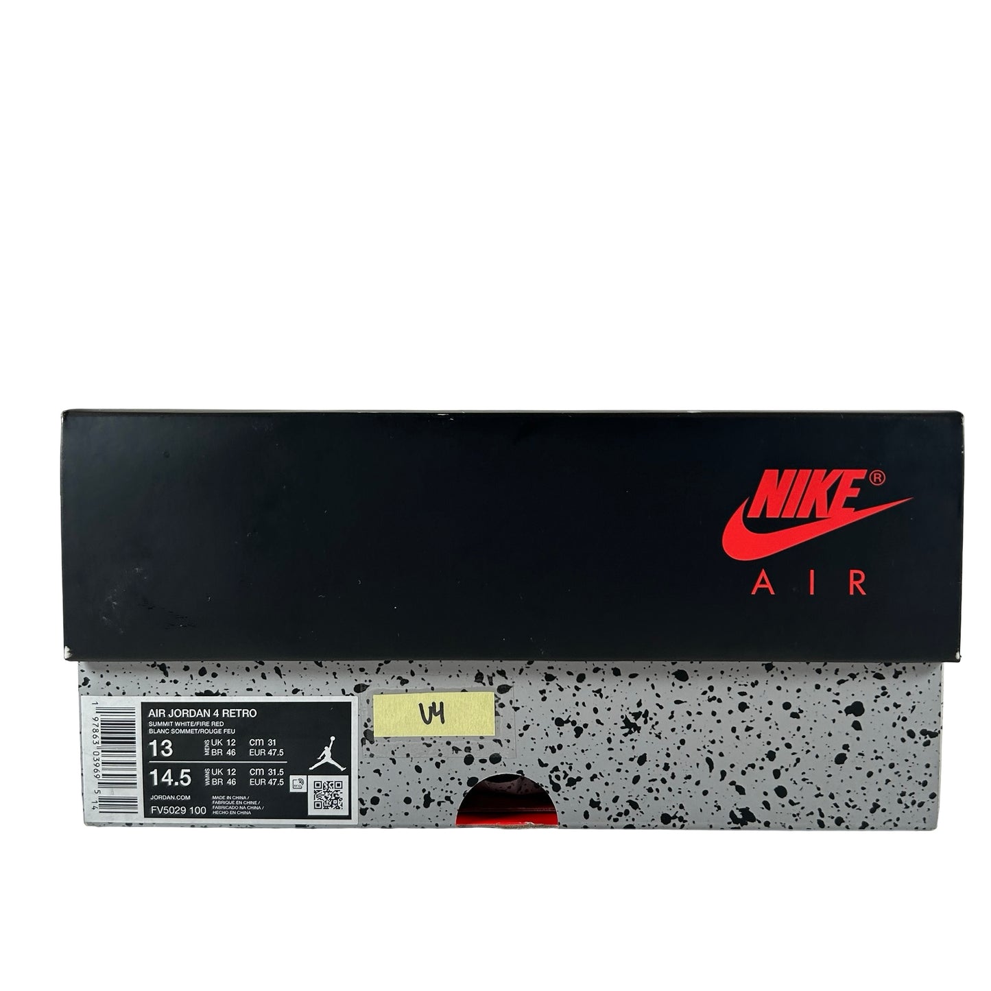 FV5029 100 Jordan 4 Retro White Cement (2025) [USED] - 13 M (Used4)
