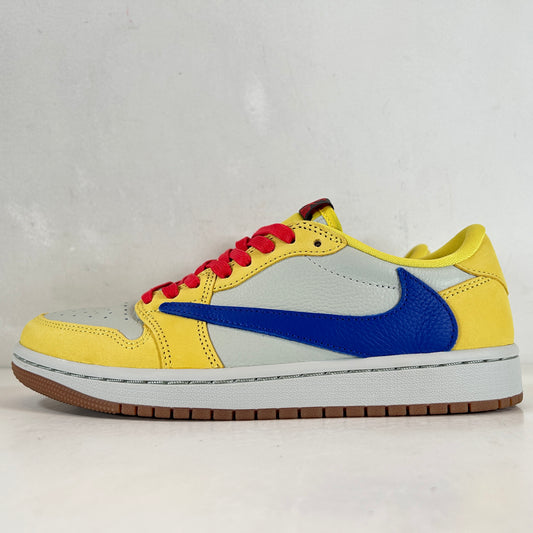 DZ4137 700 Jordan 1 Retro Low OG SP Travis Scott Canary (Women's) [USED] - 8 W  (Used)