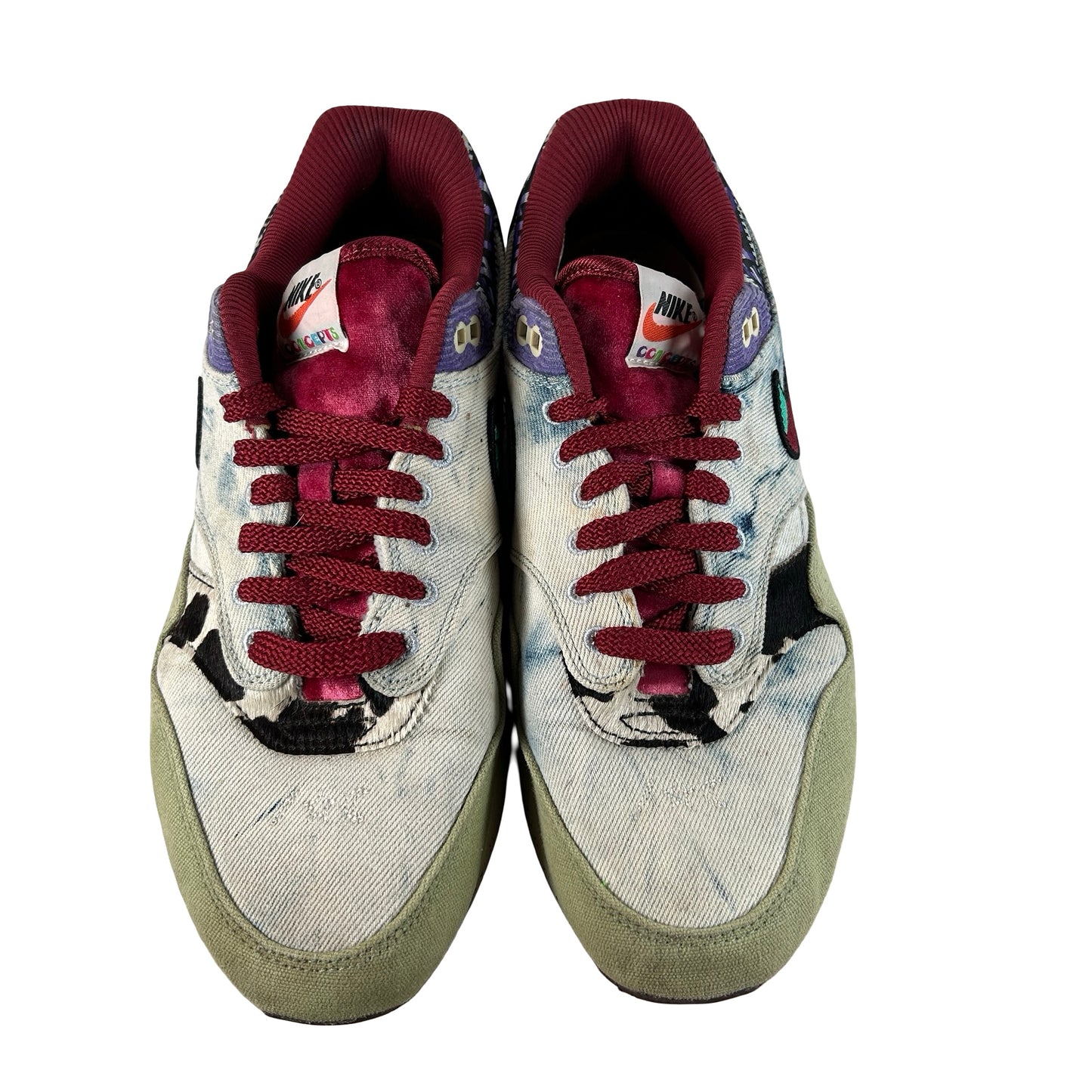 DN1803 300 Nike Air Max 1 Concepts Denim Olive Canvas [USED] - 9.5 M (Used3)