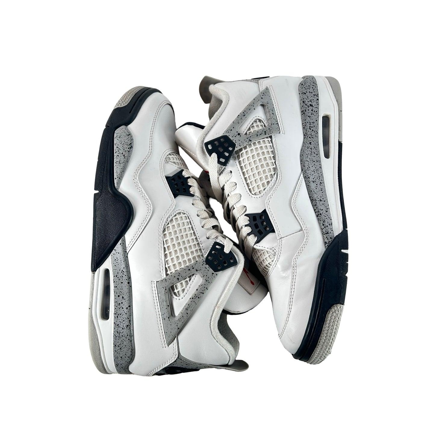FV5029 100 Jordan 4 Retro White Cement (2025) [USED] - 9.5 M (Used) (Replace Box)