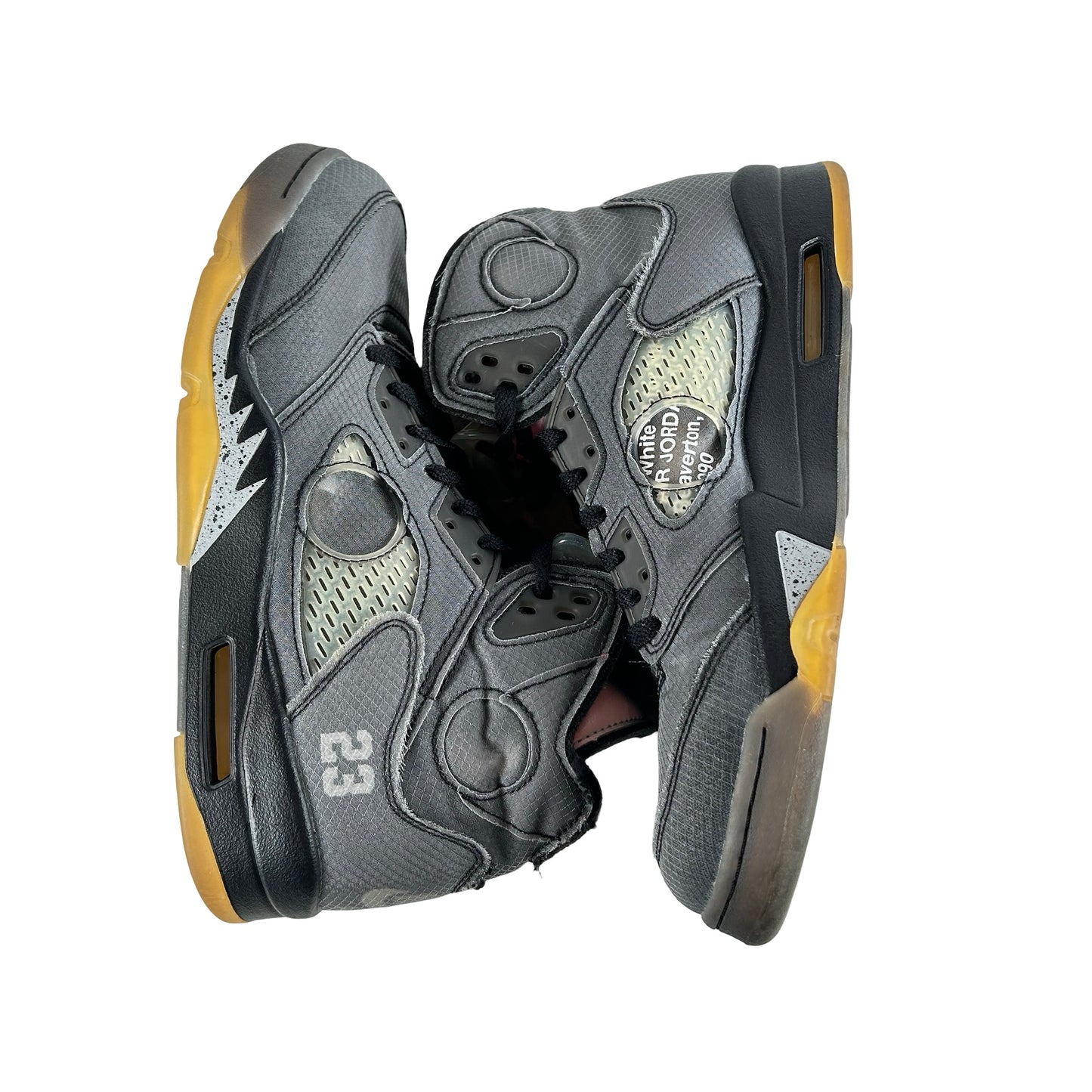 CT8480 001 Jordan 5 Off-White Black [USED] - 10.5 M (Used7)