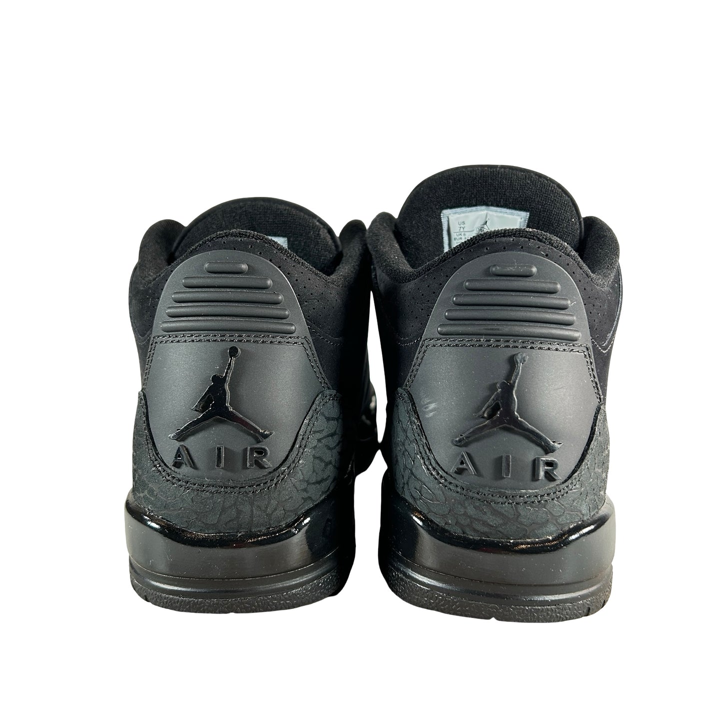 DM0967 001 Jordan 3 Retro Black Cat (2025) (GS) [USED] - 7 Y (Used3)