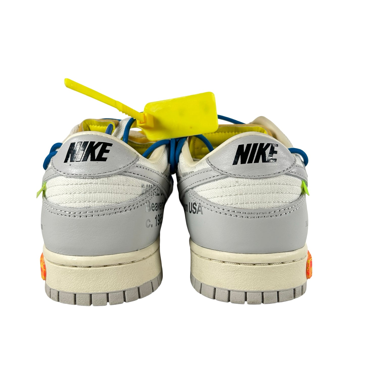 DM1602 112 Nike Dunk Low Off-White Lot 10 [USED] - 11 M (Used)