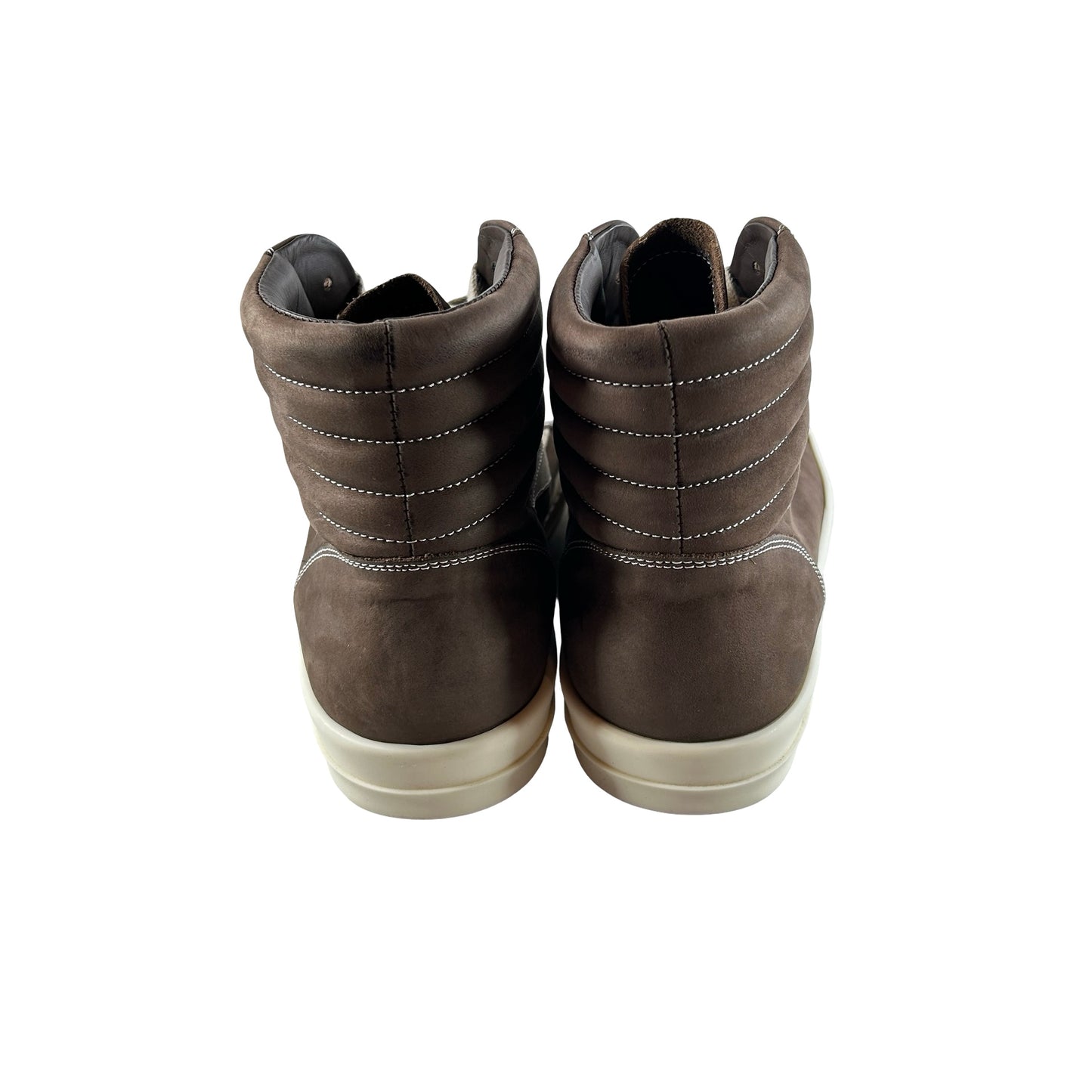 RU02D6896 Rick Owens Porterville High Vintage Sneakers Saddle and  [USED] - EU 42 (Used)