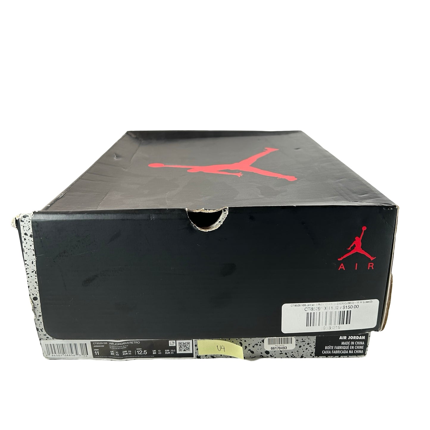 CT8529 106 Jordan 6 Retro Carmine (2021) [USED] - 11 M (Used4)