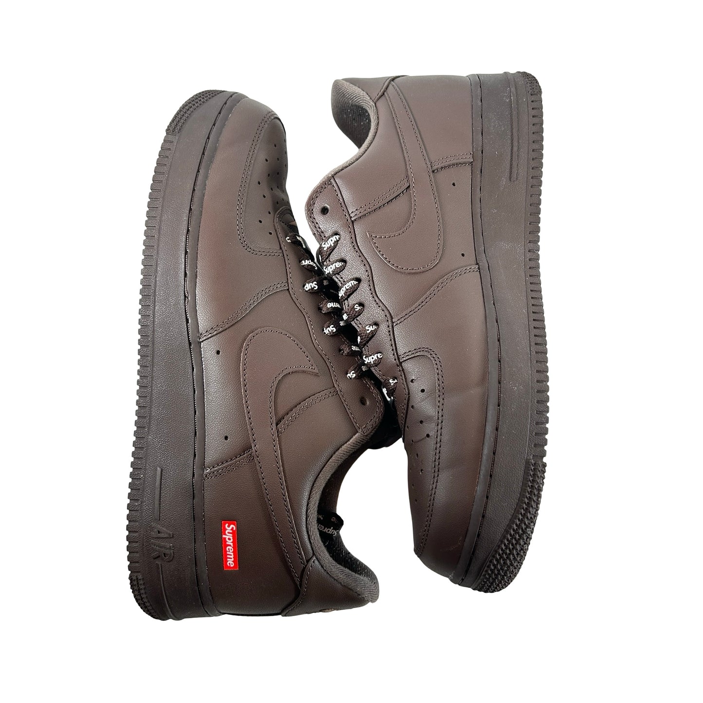CU9225 200 Nike Air Force 1 Low Supreme Baroque Brown [USED] - 11 M (Used)