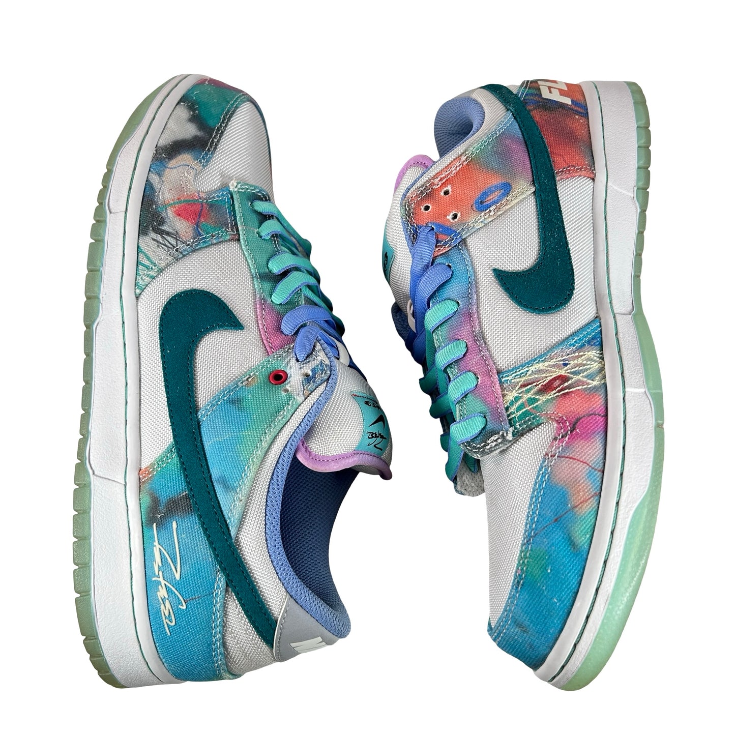 HF6061 400 Nike SB Dunk Low Futura Laboratories Bleached Aqua [USED] - 12 M (Used3)