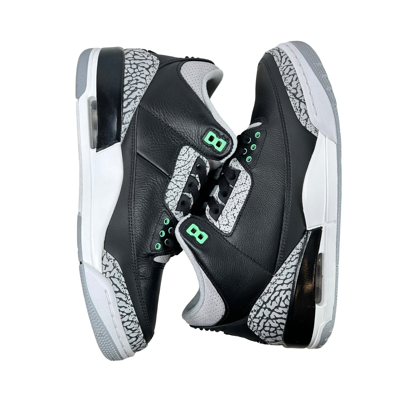 CT8532 031 Jordan 3 Retro Green Glow [USED] - 9 M (Used2)
