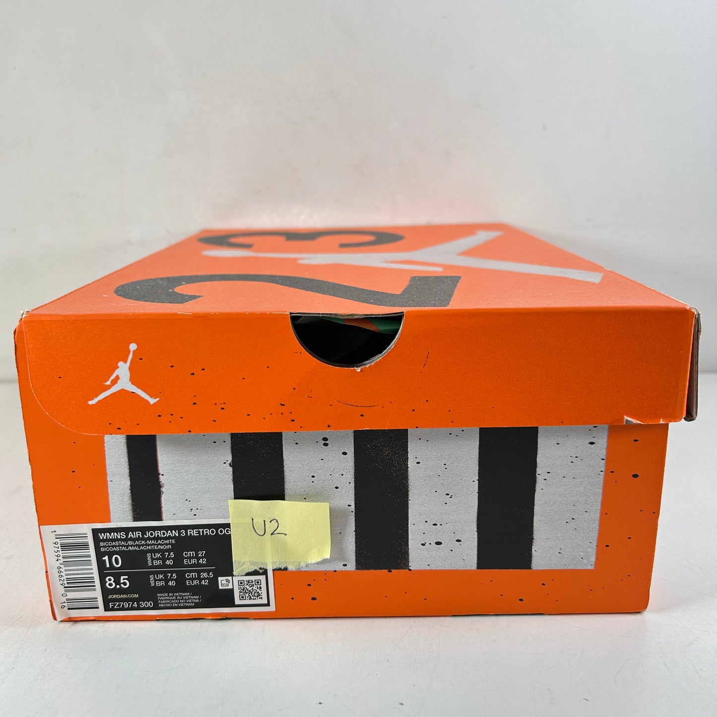 FZ7974 300 Jordan 3 Retro Nina Chanel Abney Bicoastal (Women's) [USED] - 10 W (Used2)