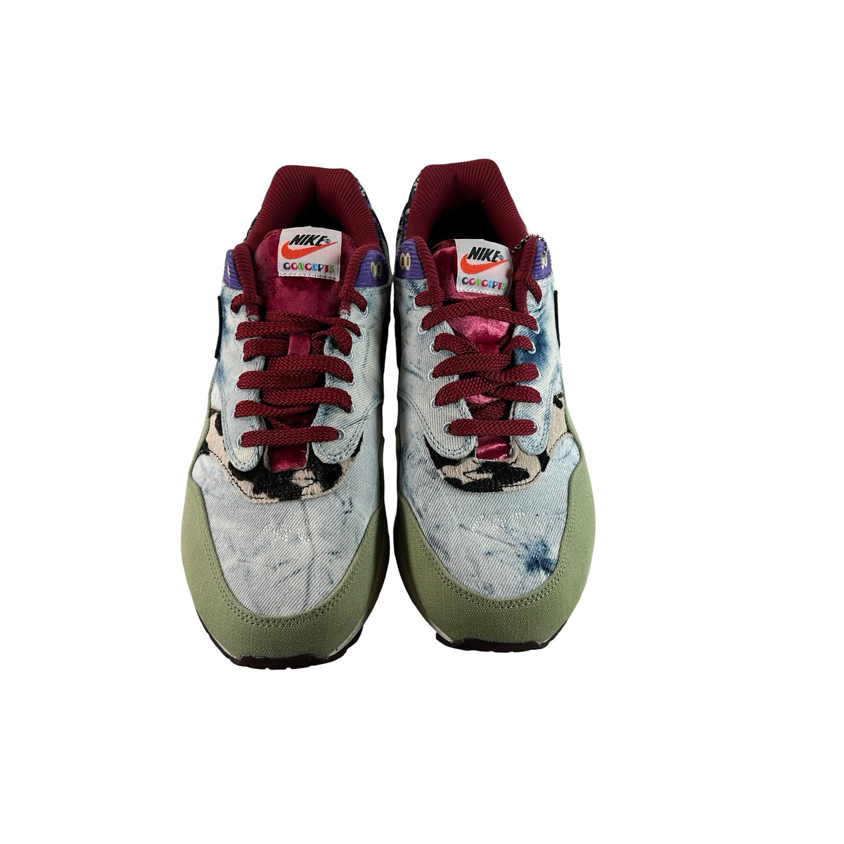 DN1803 300 Nike Air Max 1 Concepts Denim Olive Canvas [USED] - 11.5 M (Used)