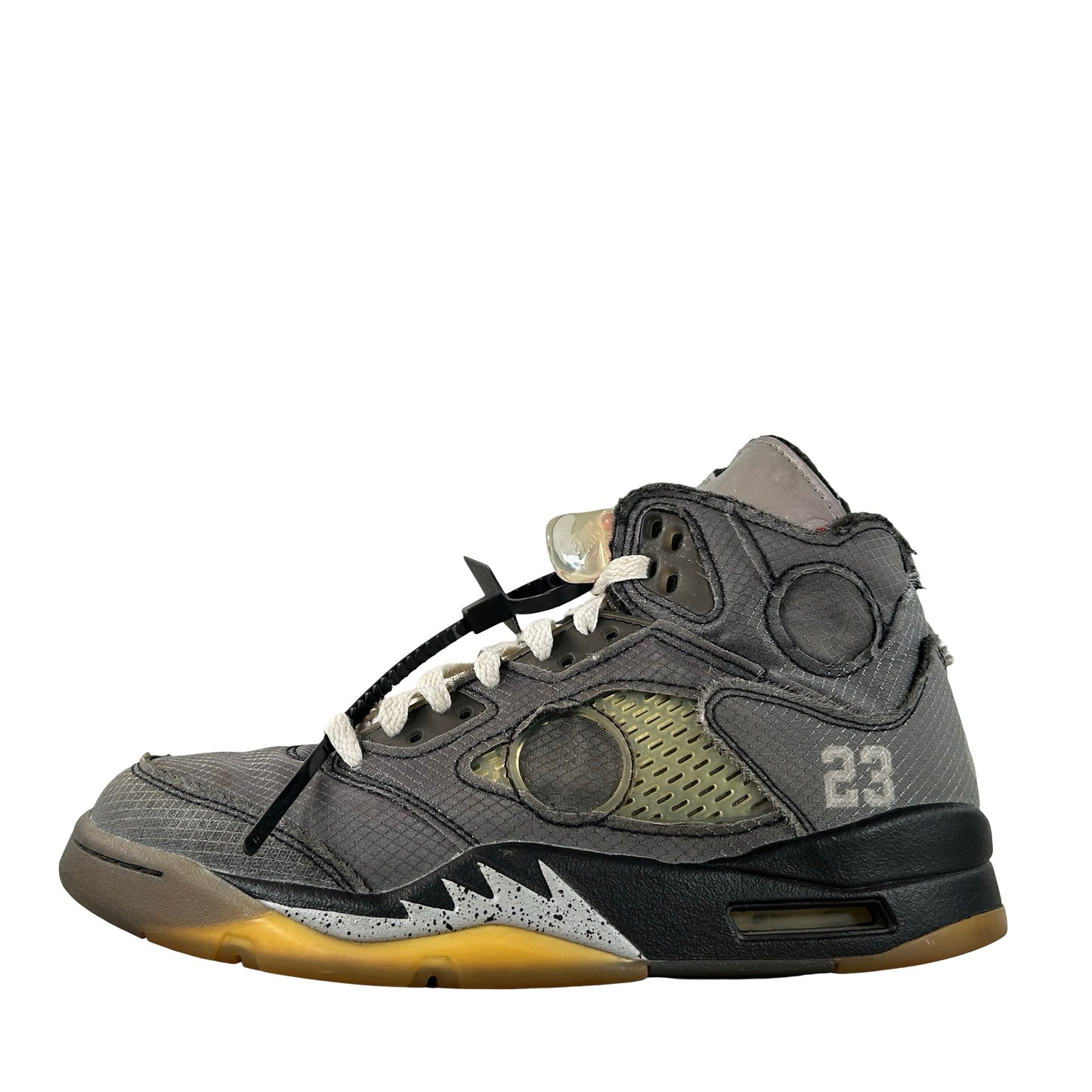 CT8480 001 Jordan 5 Off-White Black [USED] - 7.5 M (Used7)