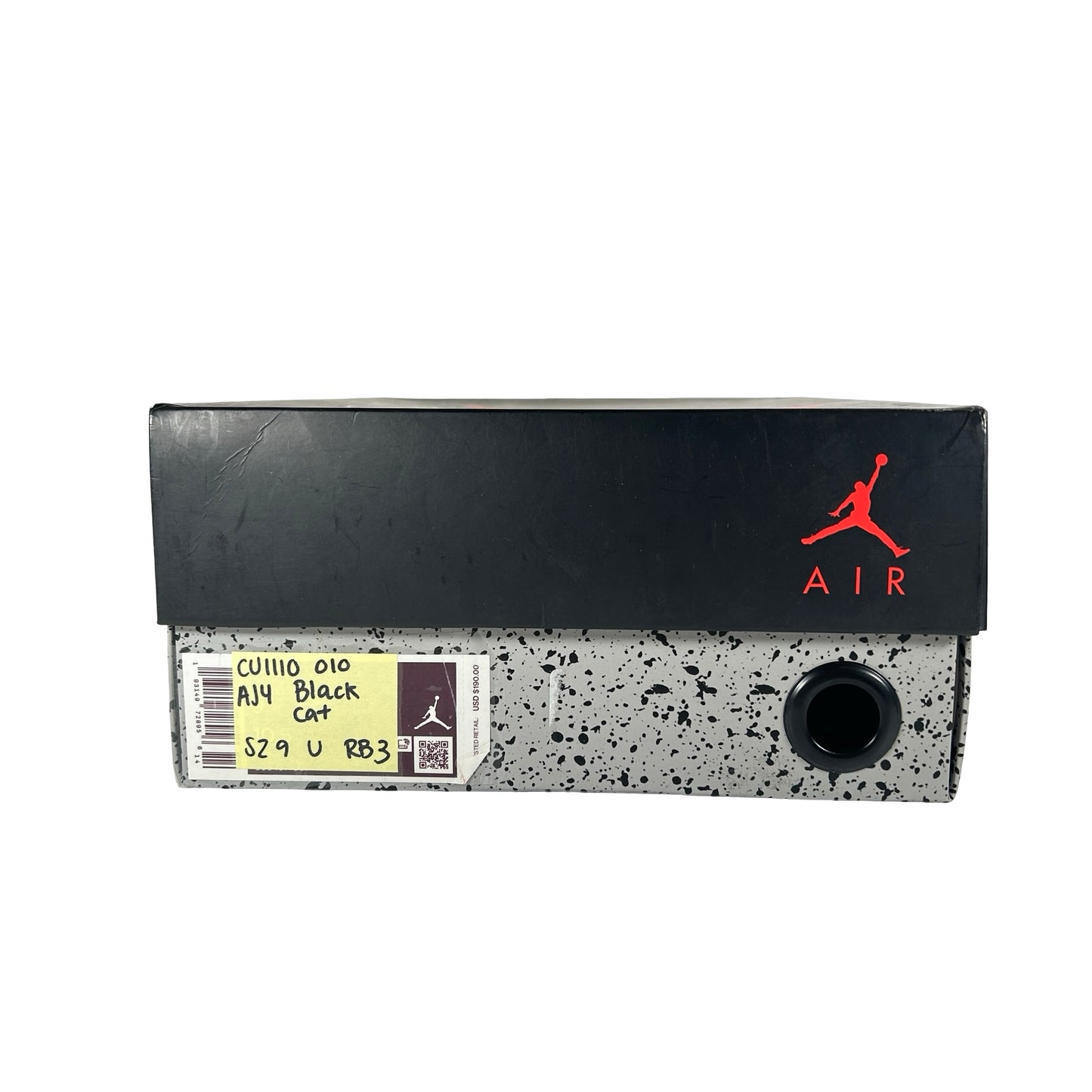 CU1110 010 Jordan 4 Black Cat 2020 [USED] - 9 M (Used) (Replace Box3)