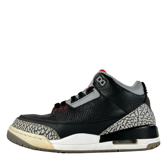 854262 001 Jordan 3 Black Cement 2018 [USED] - 8.5 M (Used) (No Insoles)