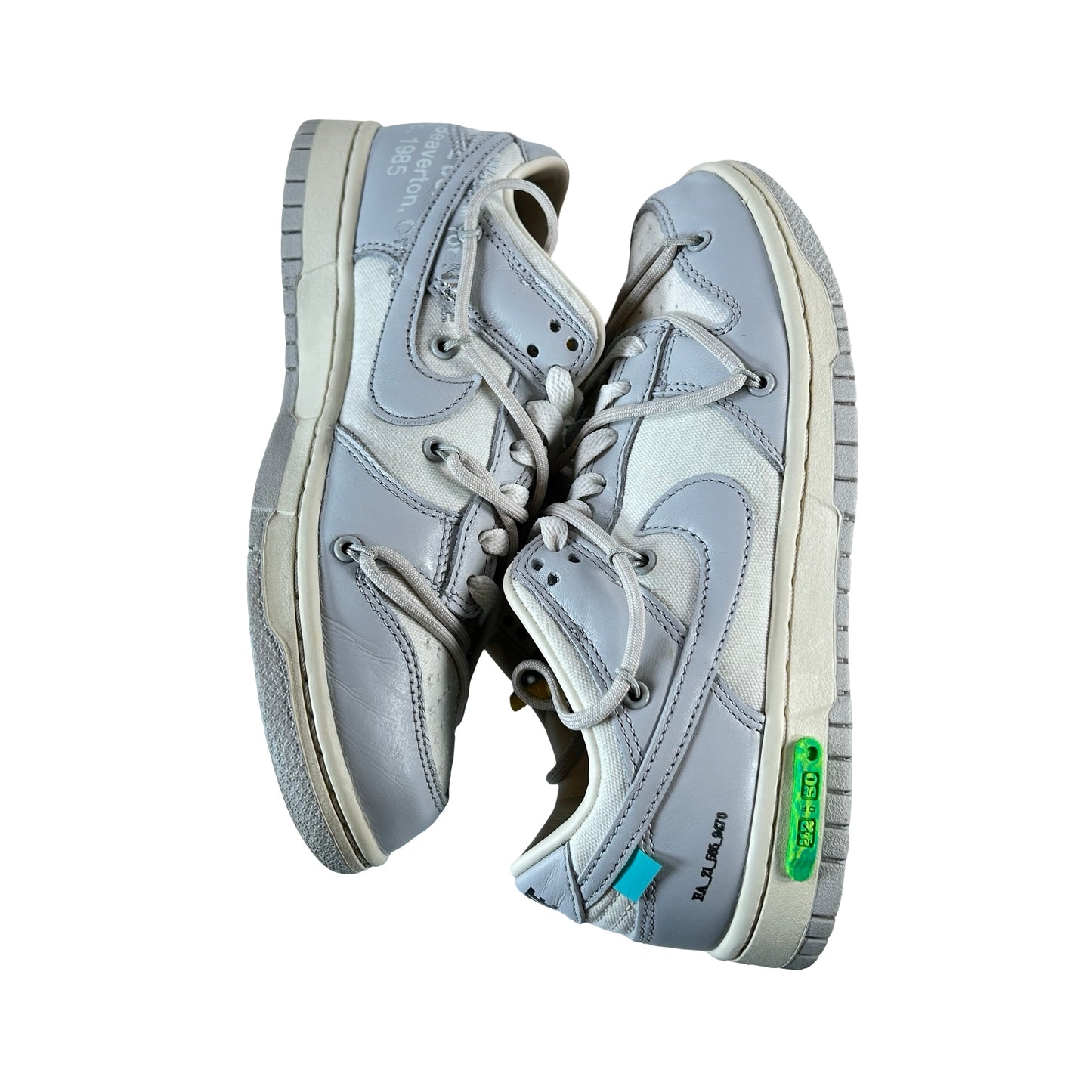 DM1602 117 Nike Dunk Low Off-White Lot 42 [USED] - 6.5 M (Used)