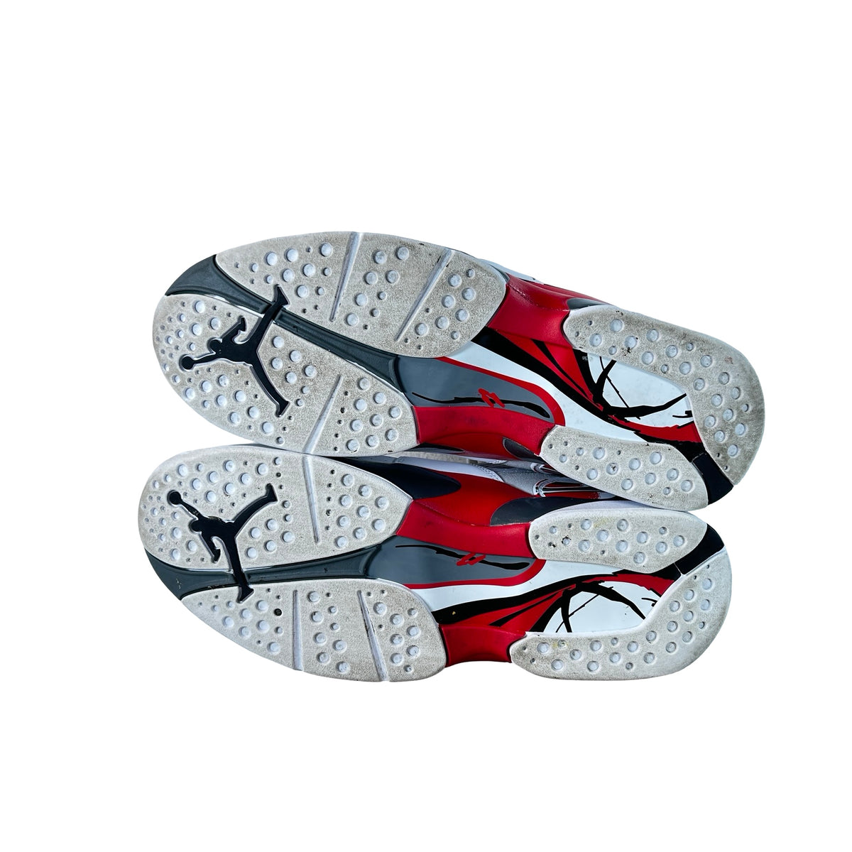 305381 100 Jordan 8 Retro White True Red (2025) [USED] - 10 M (Used8)