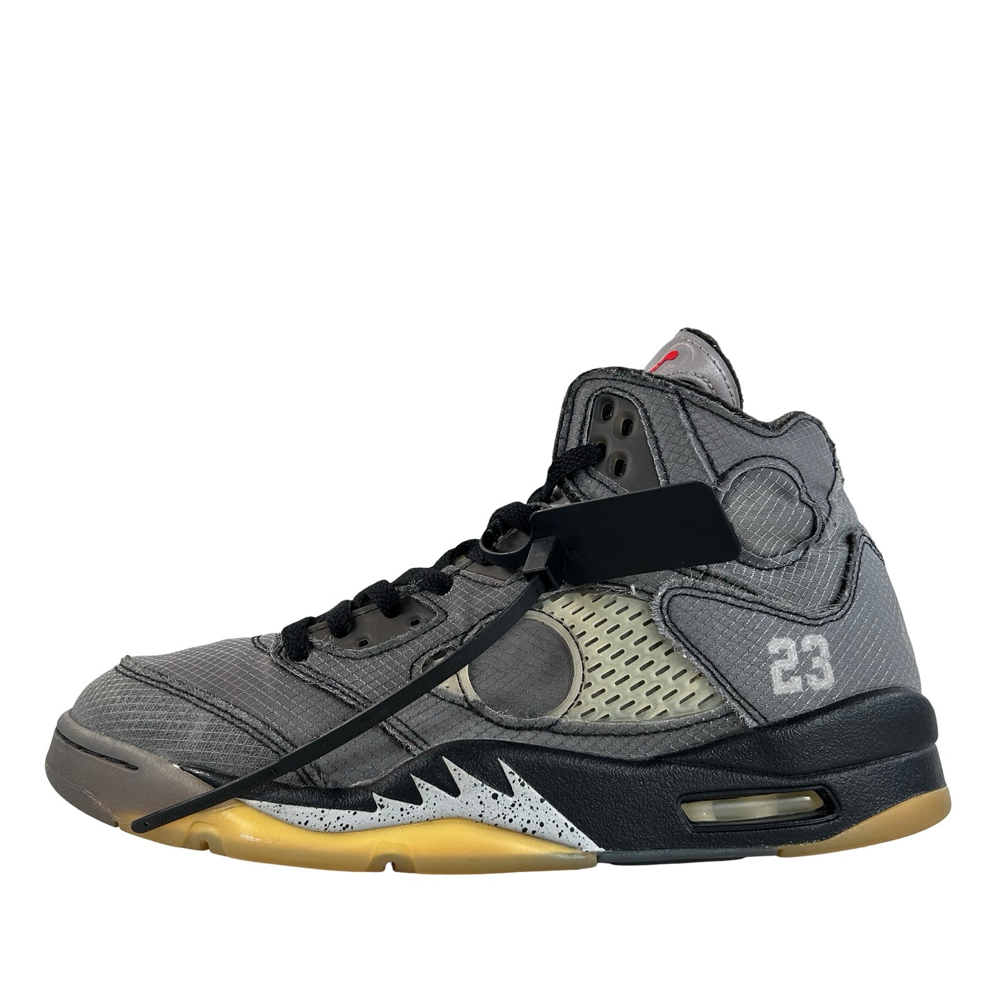 CT8480 001 Jordan 5 Off-White Black [USED] - 10 M (Used4)