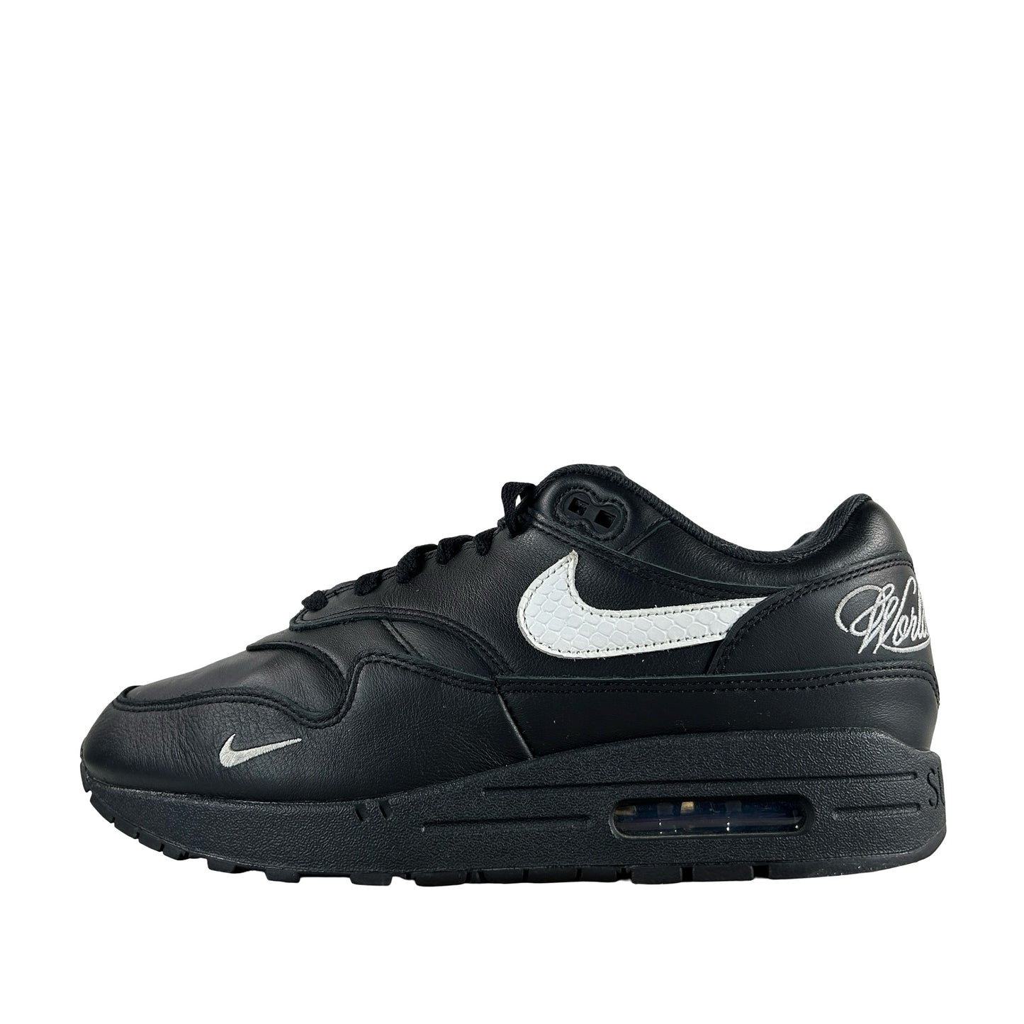 HF8813 001 Nike Air Max 1 '87 SP Supreme Black White [USED] - 8 M (Used)