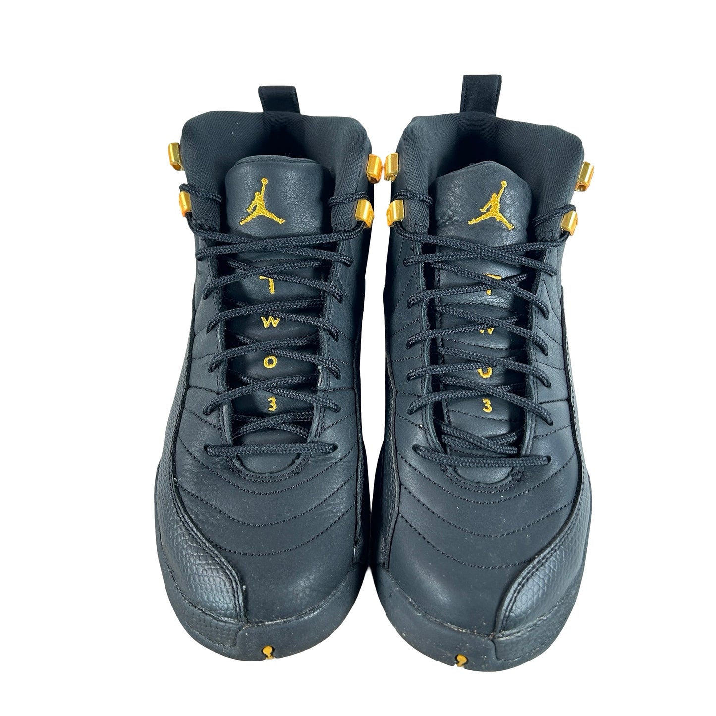 153265 071 Jordan 12 Retro Black Taxi (GS) [USED] - 7 Y (Used) (No Box)