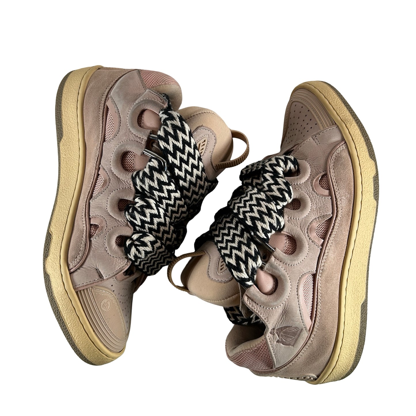 FM-SKRK11-DRA2-A20 Lanvin Leather Curb Pale Pink [USED] - 40 EU (Used)