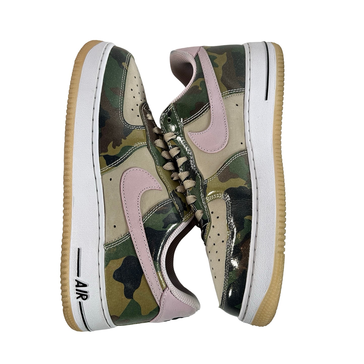 HQ1967 200 Nike Air Force 1 Low '07 LV8 Patent Camo Pink [USED] - 9.5 M (Used2)