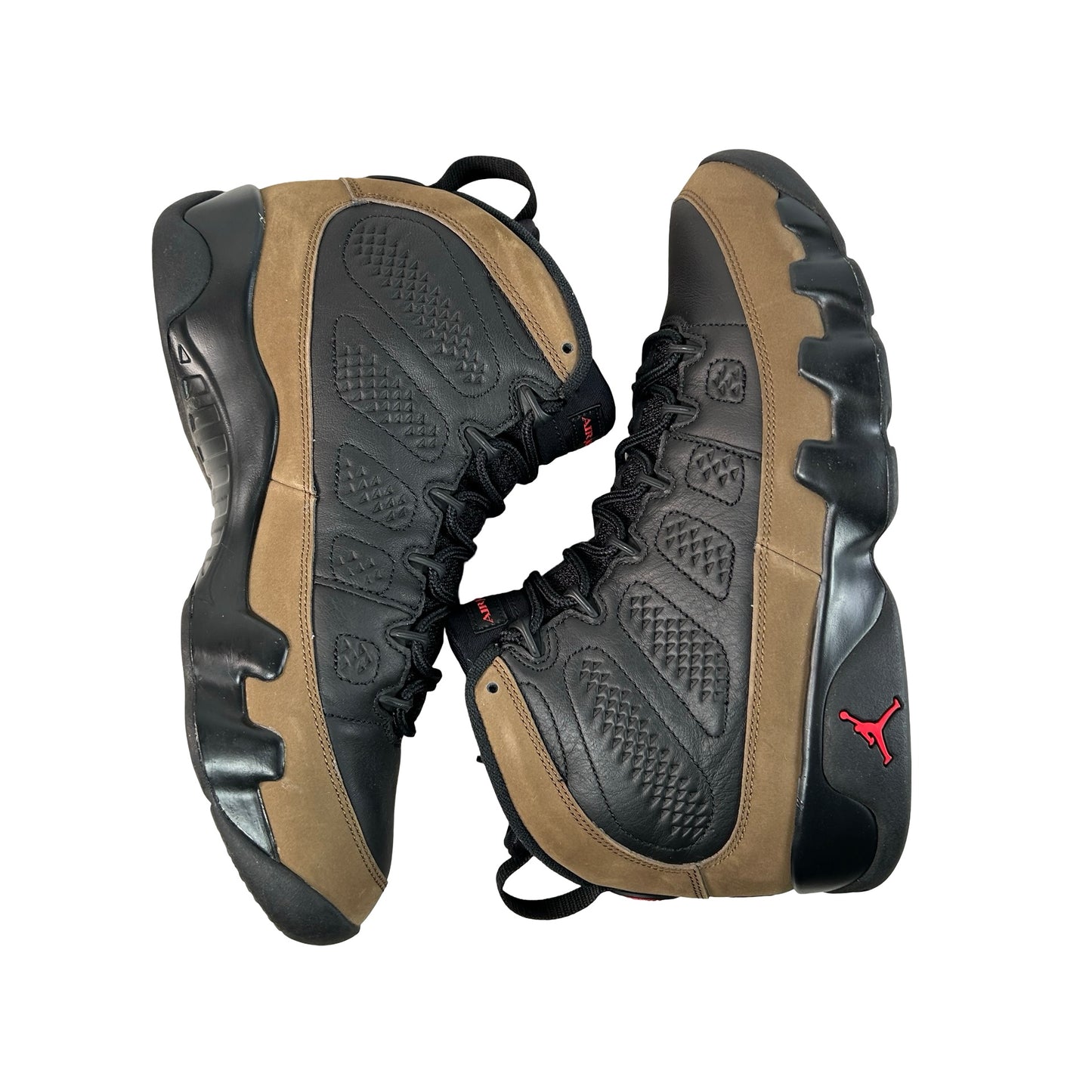 HV4794 030 Air Jordan 9 Retro Olive (2024) [USED] - 9.5 M (Used13)