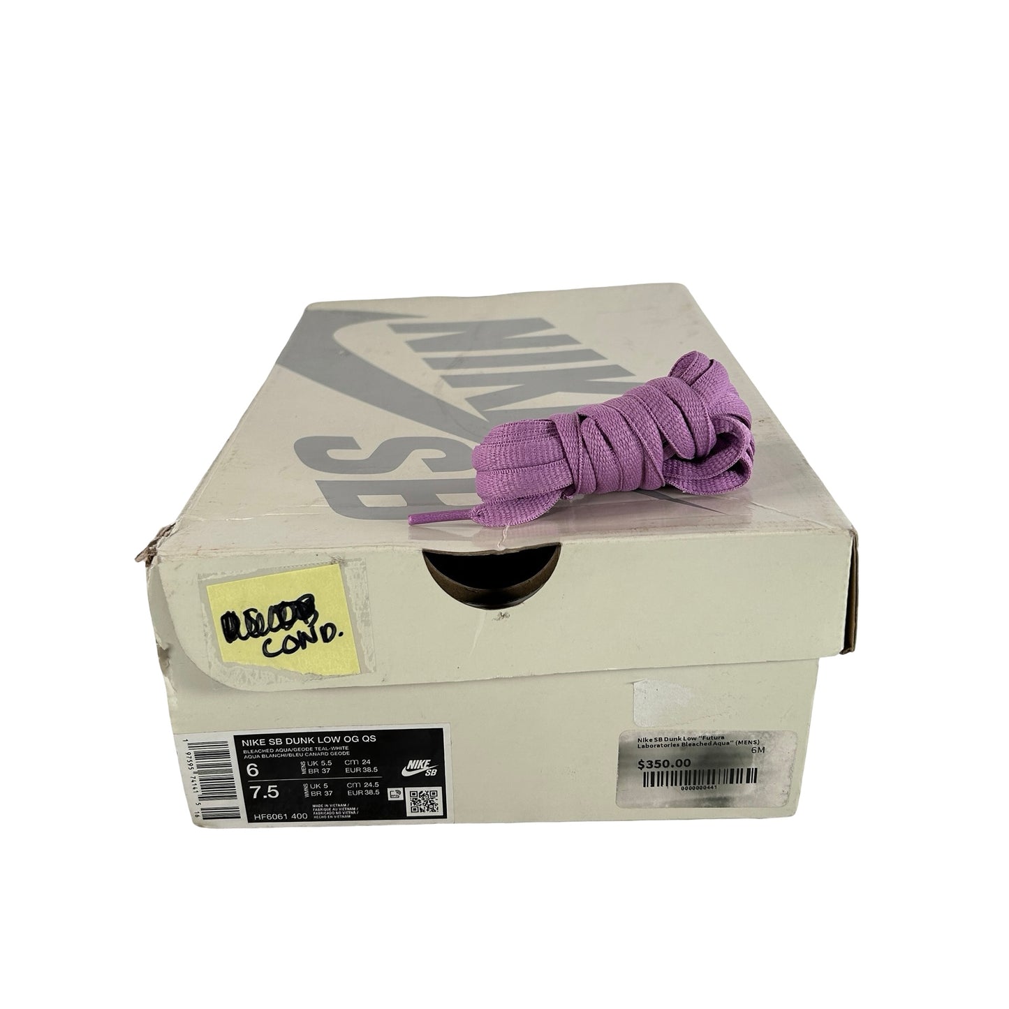 HF6061 400 Nike SB Dunk Low Futura Laboratories Bleached Aqua [CONDITIONAL] - 6 M (Slight Yellowing)