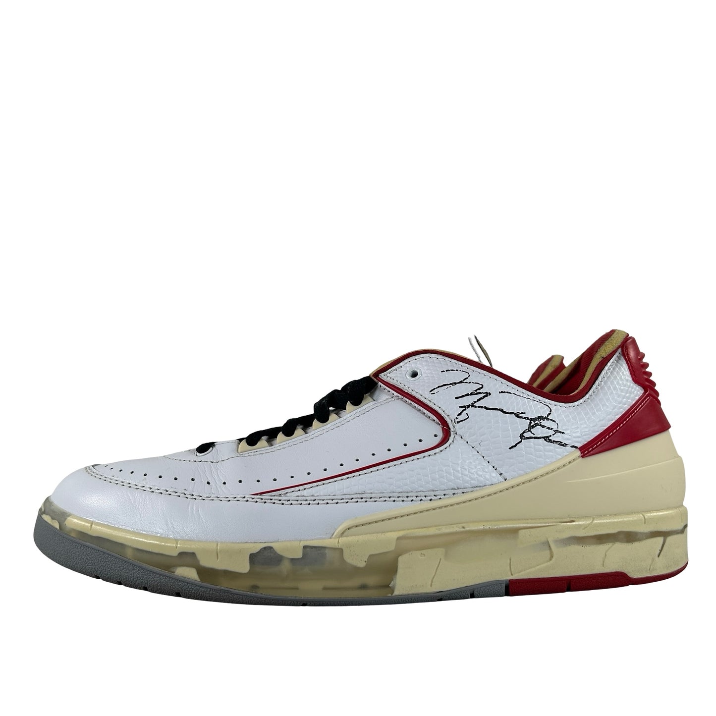 DJ4375 106 Jordan 2 Retro Low SP Off-White White Red [USED] - 12 M (Used3)