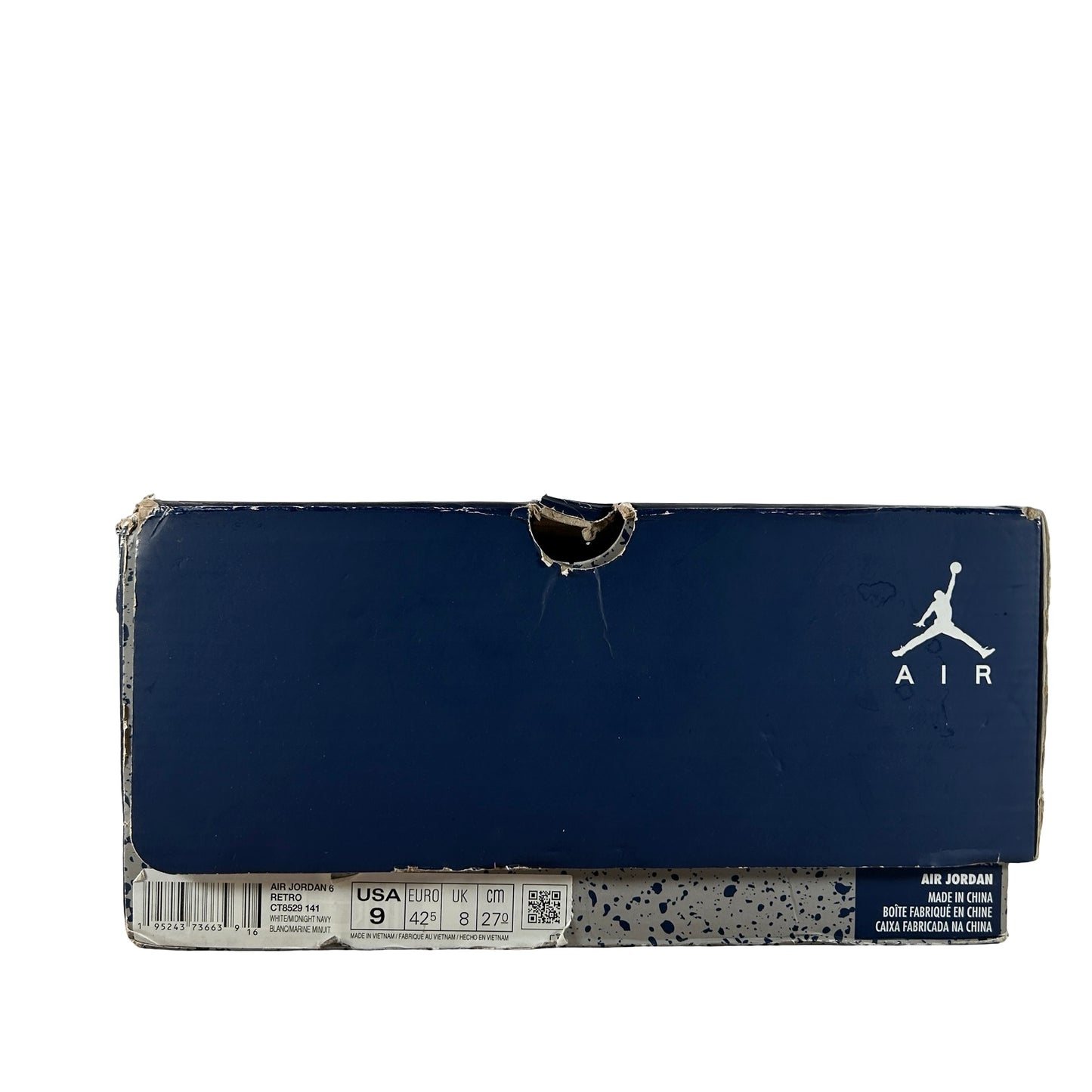CT8529 141 Jordan 6 Retro Midnight Navy (2022) [USED] - 9 M (Used)