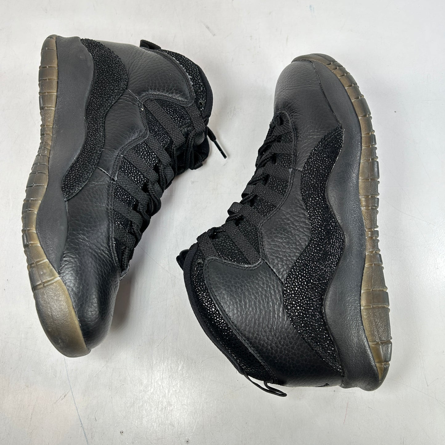 819955 030 Jordan 10 Retro Drake OVO Black [USED] - 8 M (Used) (No Box)