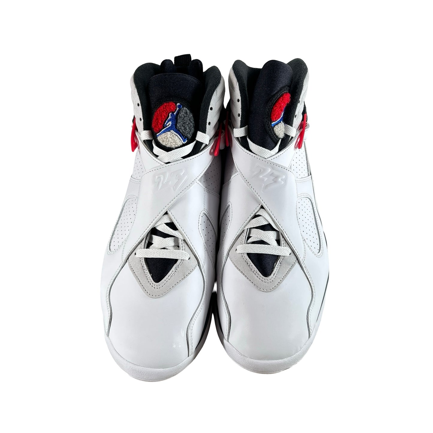 305381 100 Jordan 8 Retro White True Red (2025) [USED] - 13 M (Used3)