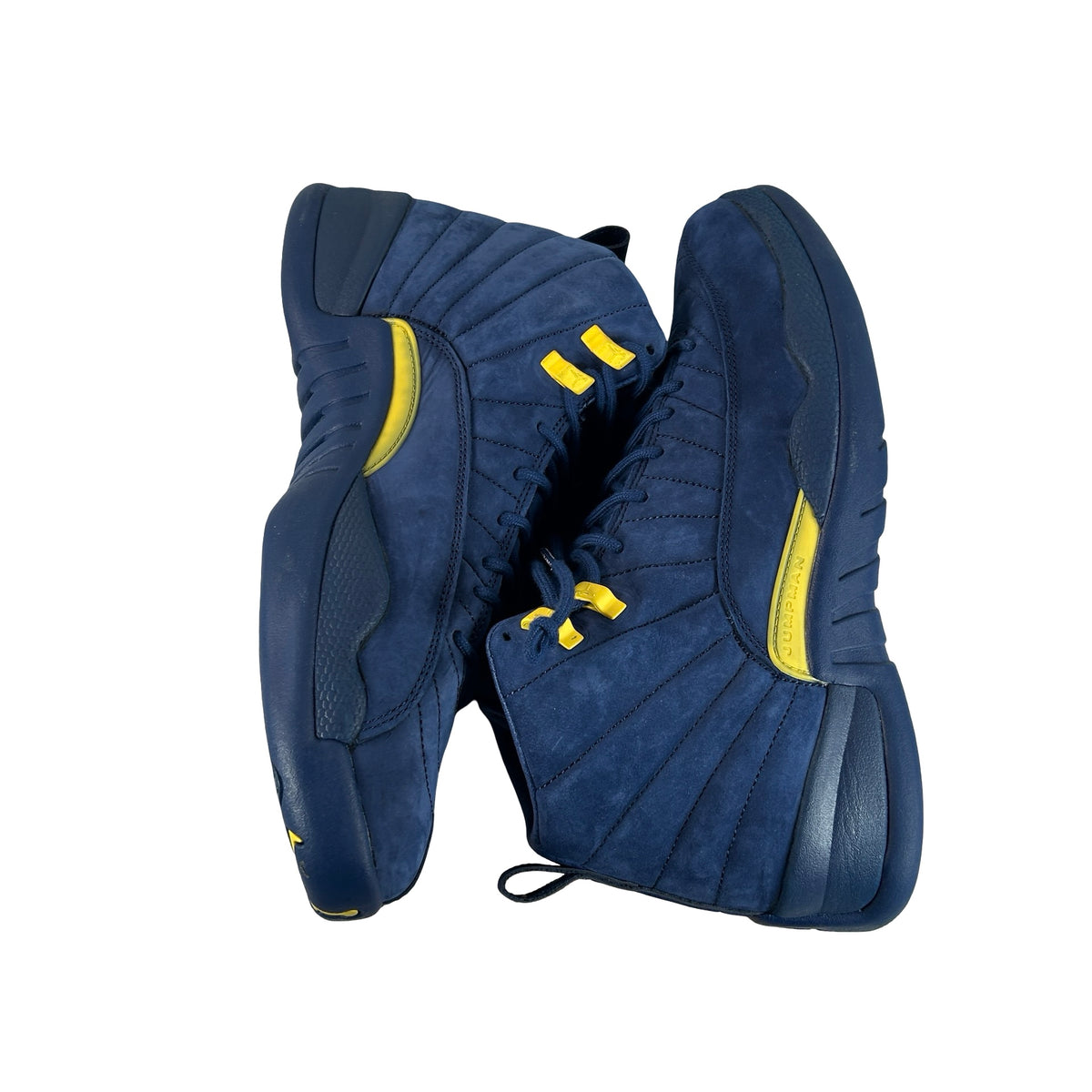 BQ3180 407 Air Jordan 12 Retro Michigan - 11.5 M (Dye on shoe)