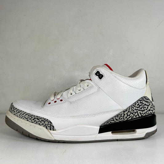 580775 160 Jordan 3 Retro White Cement '88 Dunk Contest (2013) - 14 M (Used) (No Box)