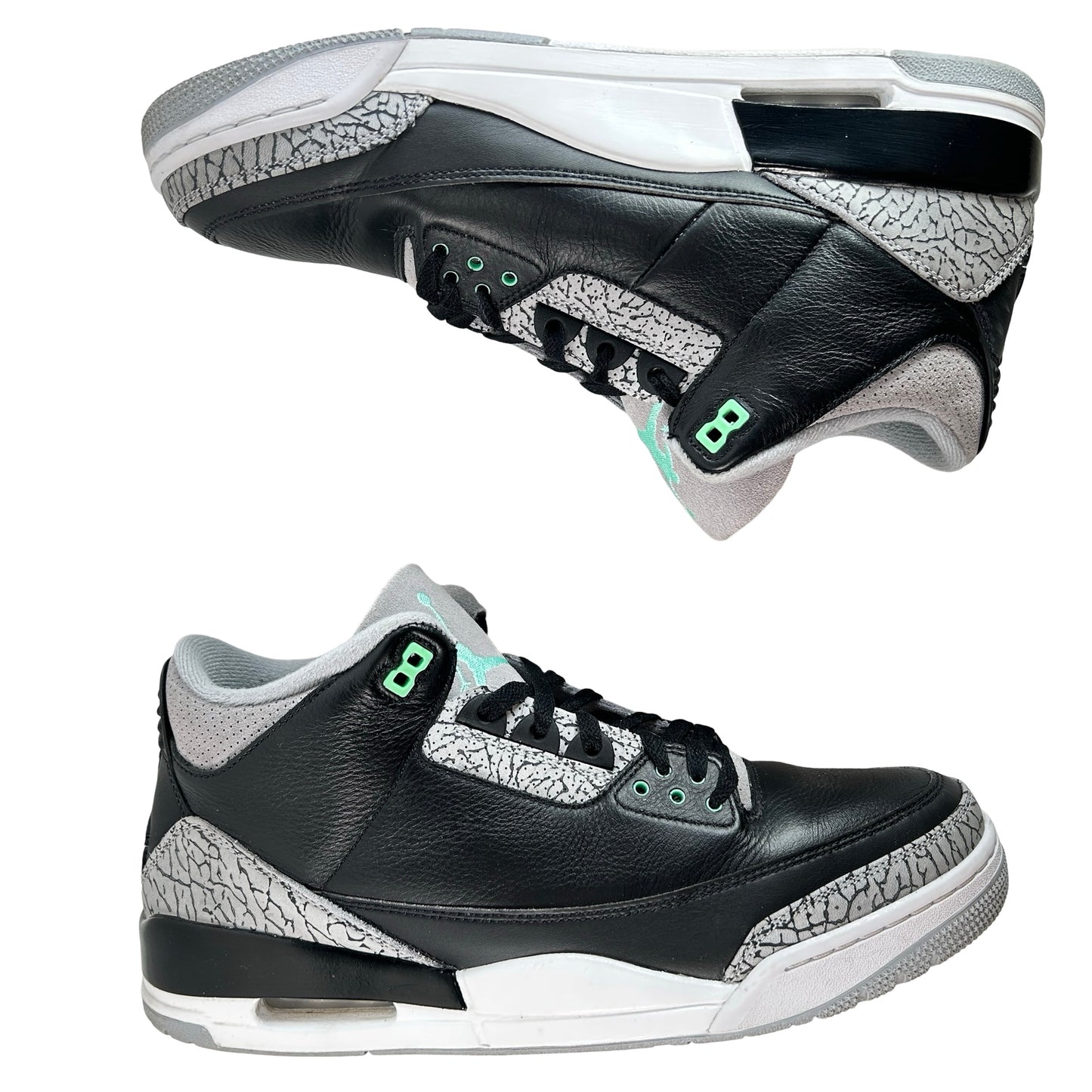 CT8532 031 Jordan 3 Retro Green Glow [USED] - 13 M (Used2)