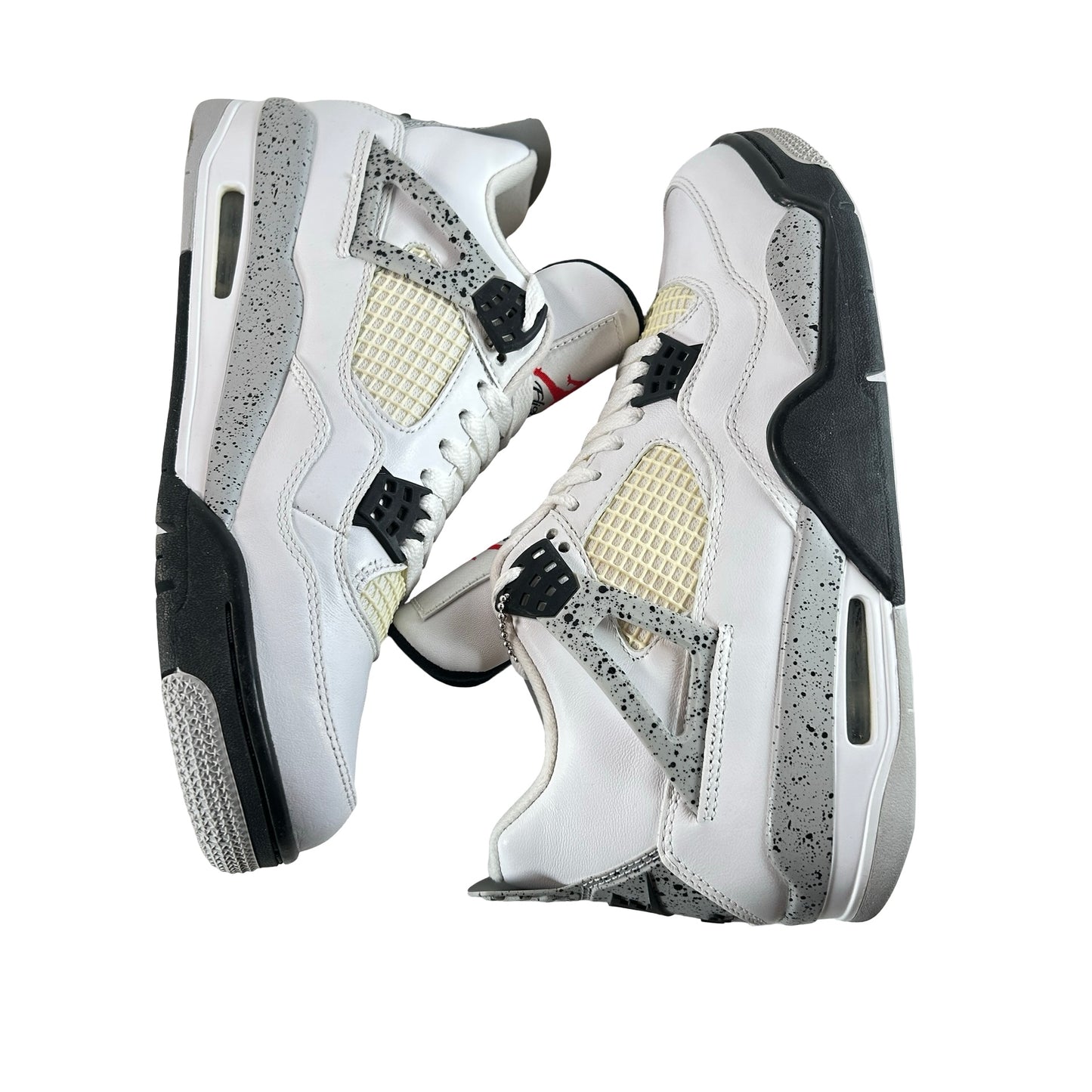 840606 192 Jordan 4 Retro White Cement (2016) - 9 M (Yellowing) (No Box)