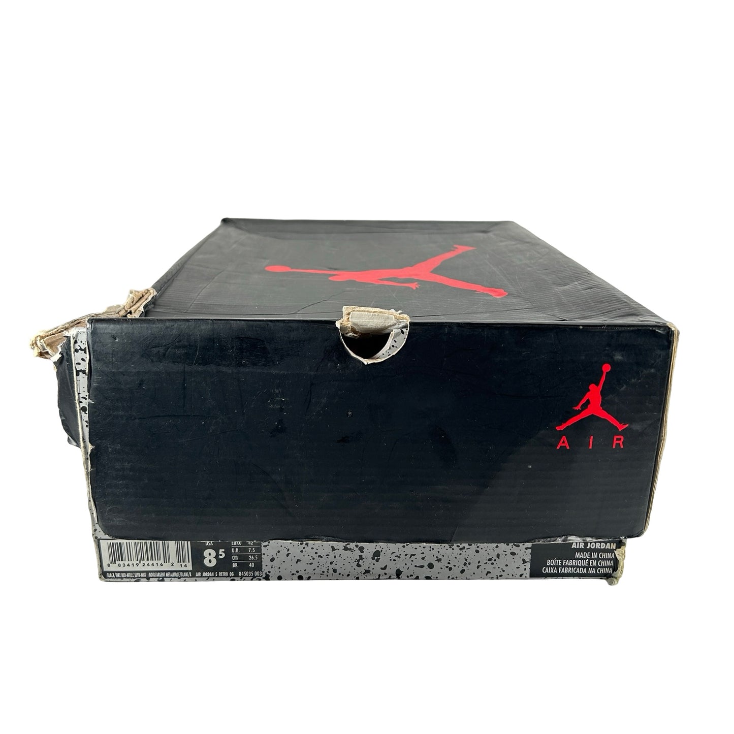 845035 003 Jordan 5 Retro Black Metallic (2016) [USED] - 8.5 M (Used)
