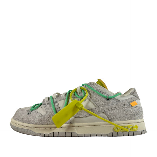 DJ0950 106 Nike Dunk Low Off-White Lot 14 [USED] - 10 M (Used)