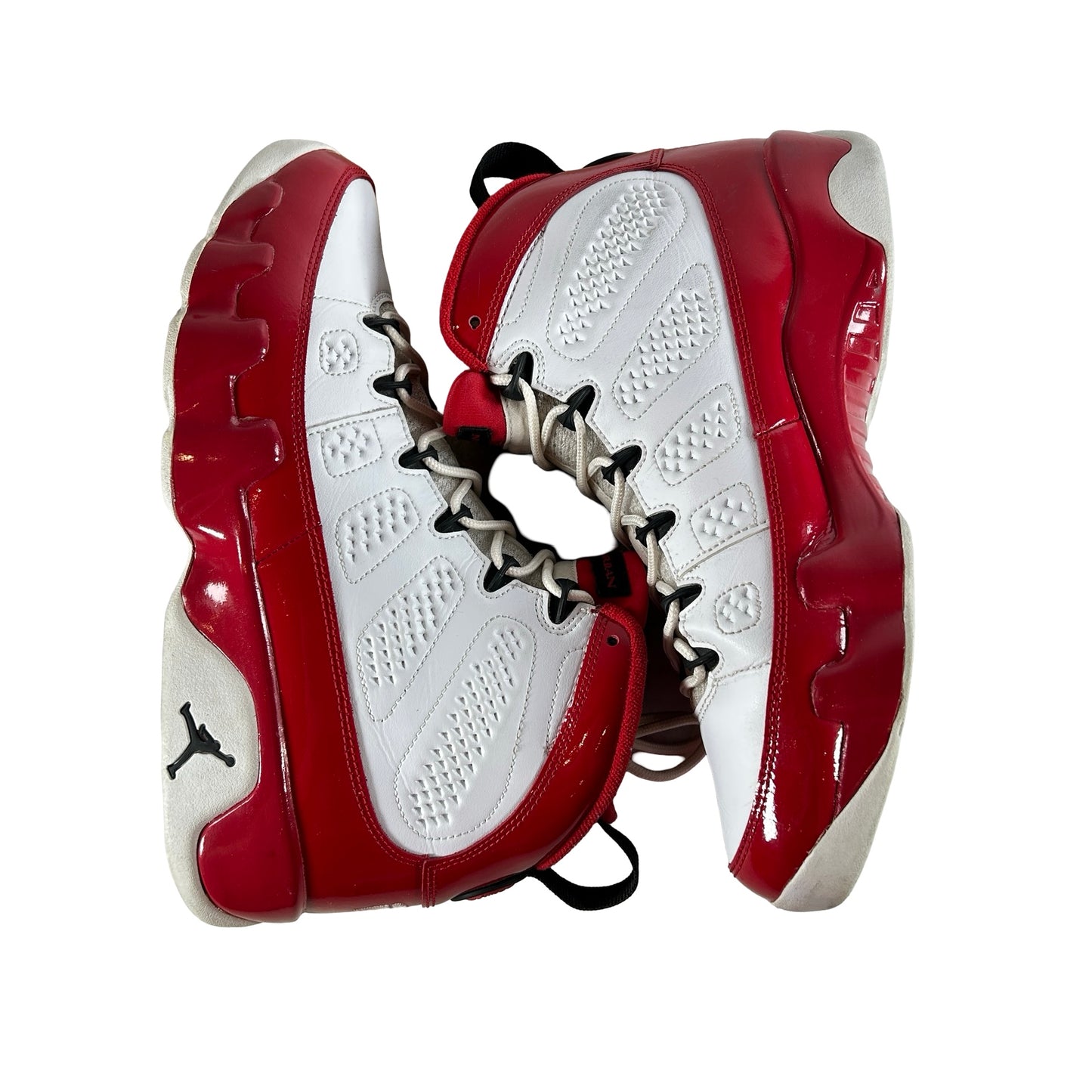 302370 160 Jordan 9 Retro White Gym Red [USED] - 9 M (Used)