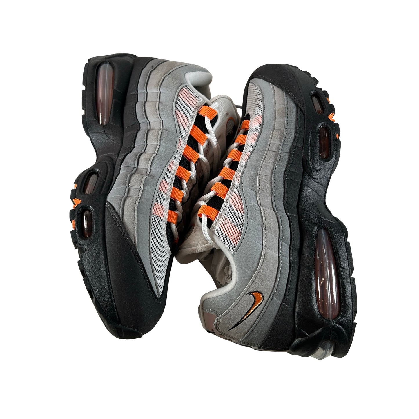 HM4740 101 Nike Air Max 95 OG Big Bubble Bright Mandarin 2.0 (2025) [USED] - 11 M (Used2)
