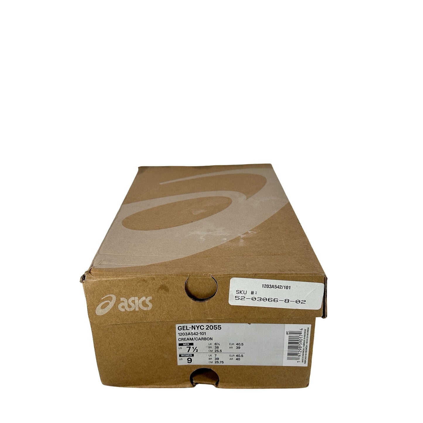 1203A542 101 ASICS Gel-NYC 2055 Cream Carbon [USED] - 7.5 M (Used)