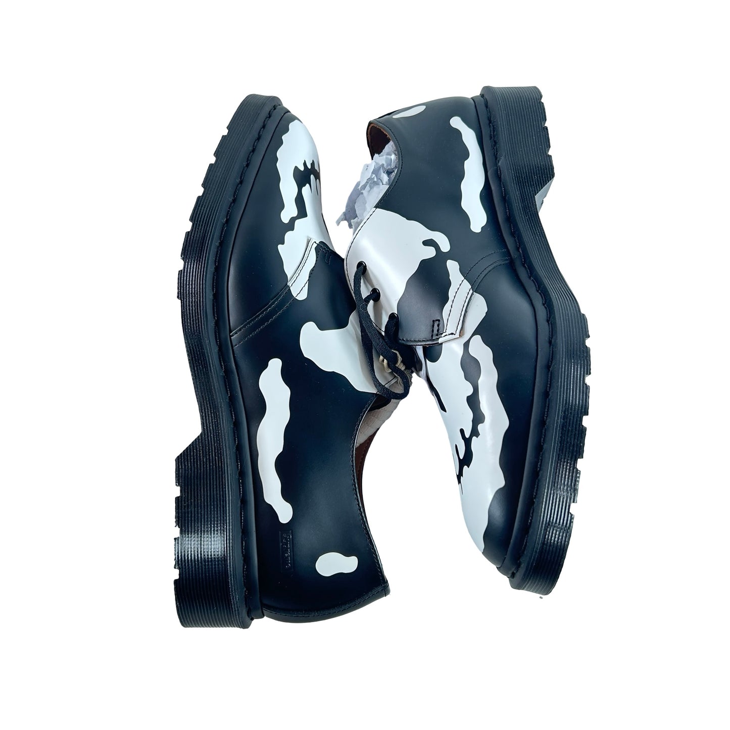 42936001 Dr. Martens 1461 3-Eye Shoe Supreme Skull Black White