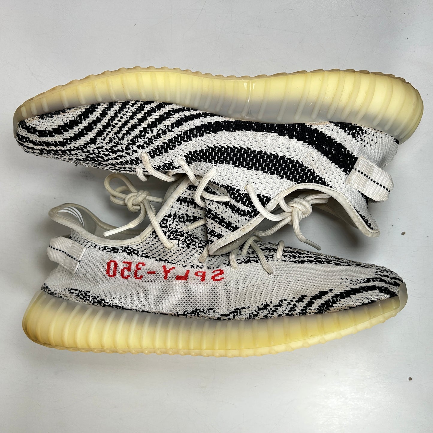 CP9654 Yeezy 350 V2 Zebra [USED] - 12 M (Used2) (Replace Box)