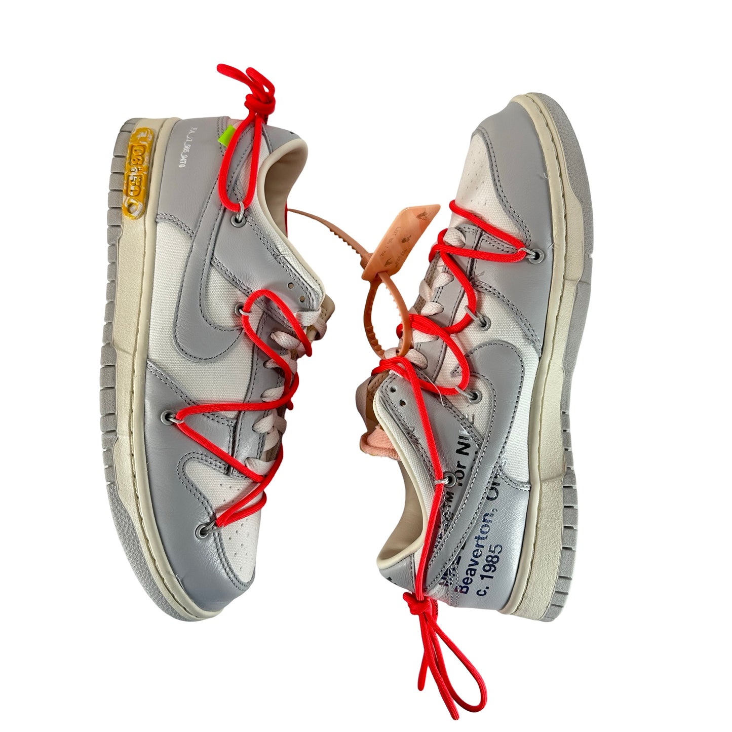 DM1602 110 Nike Dunk Low Off-White Lot 6 [USED] - 10.5 M (VNDS)