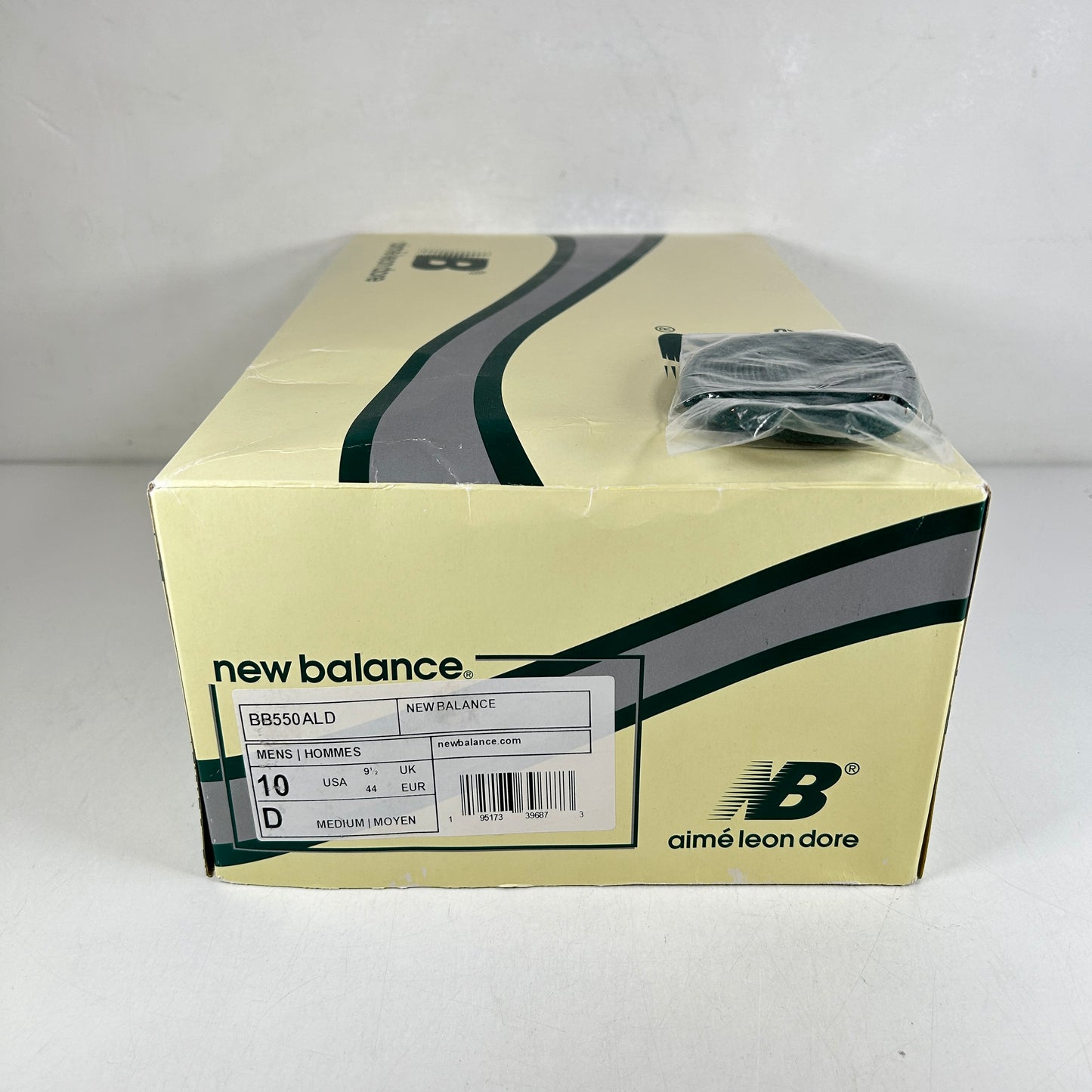 BB550ALD New Balance 550 Aime Leon Dore White Green [USED] - 10 M (Used)