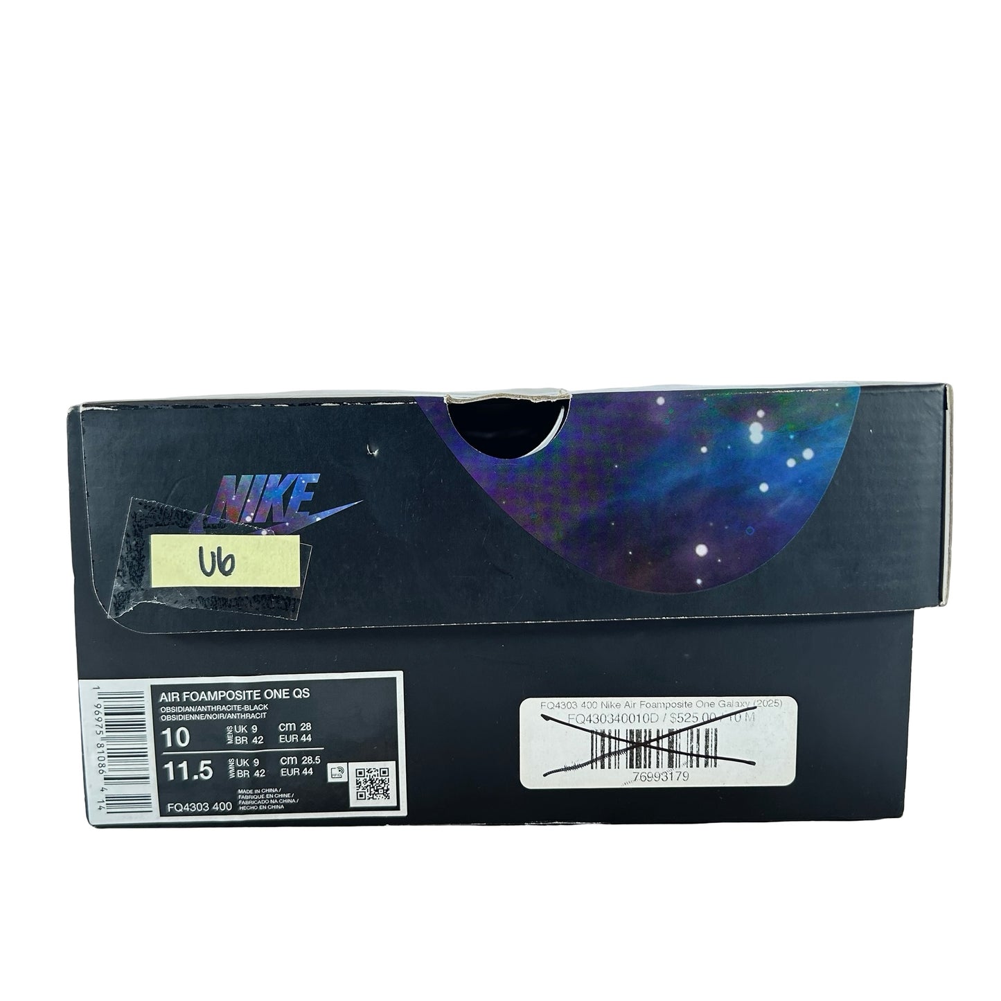 FQ4303 400 Nike Air Foamposite One Galaxy (2025) [USED] - 10 M (Used6)