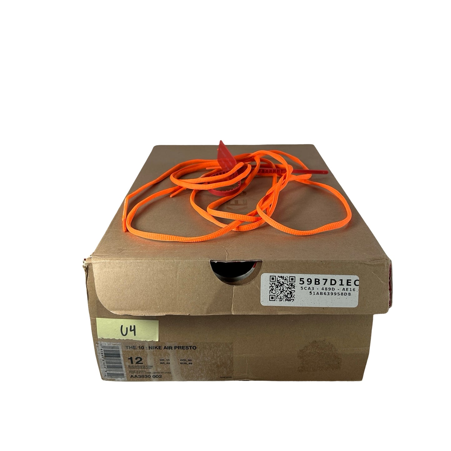 AA3830 002 Nike Air Presto Off-White Black [USED] - 12 M (Used4)