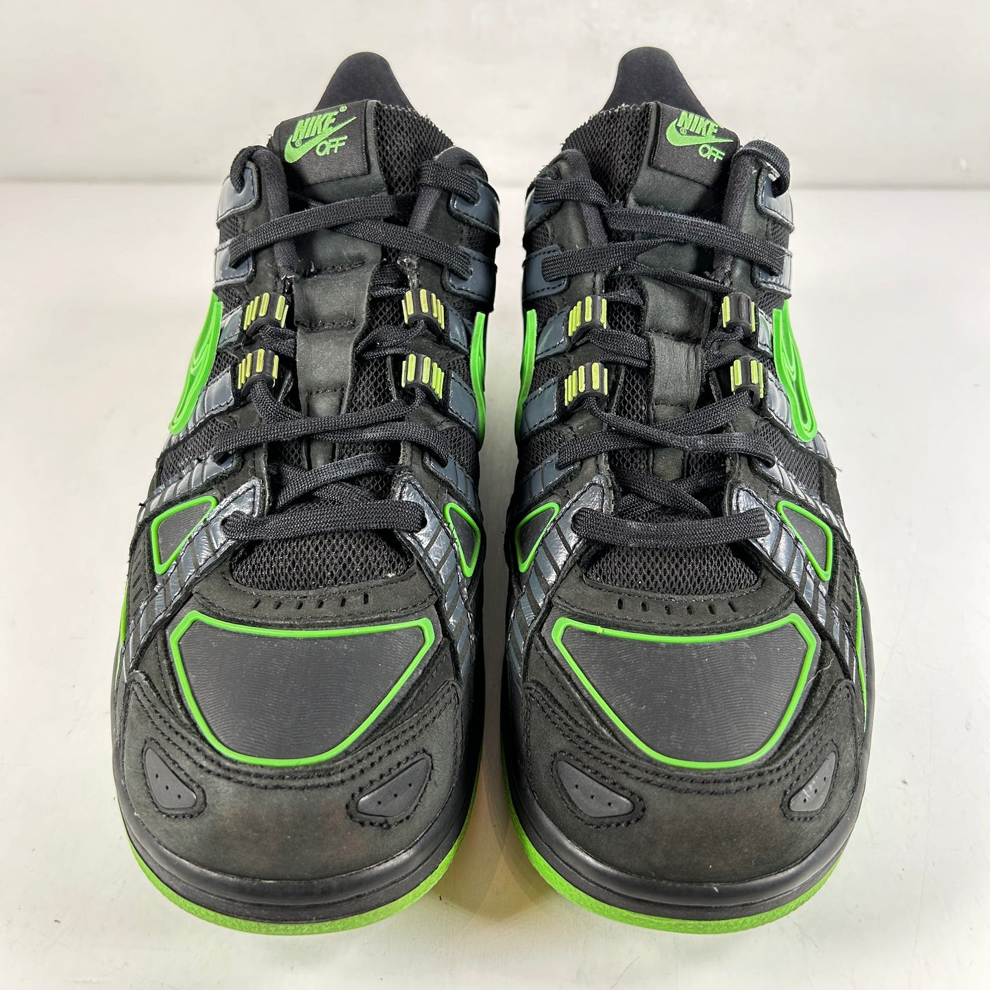 CU6015 001 Nike Air Rubber Dunk Off-White Green Strike [USED] - 11 M (Used)
