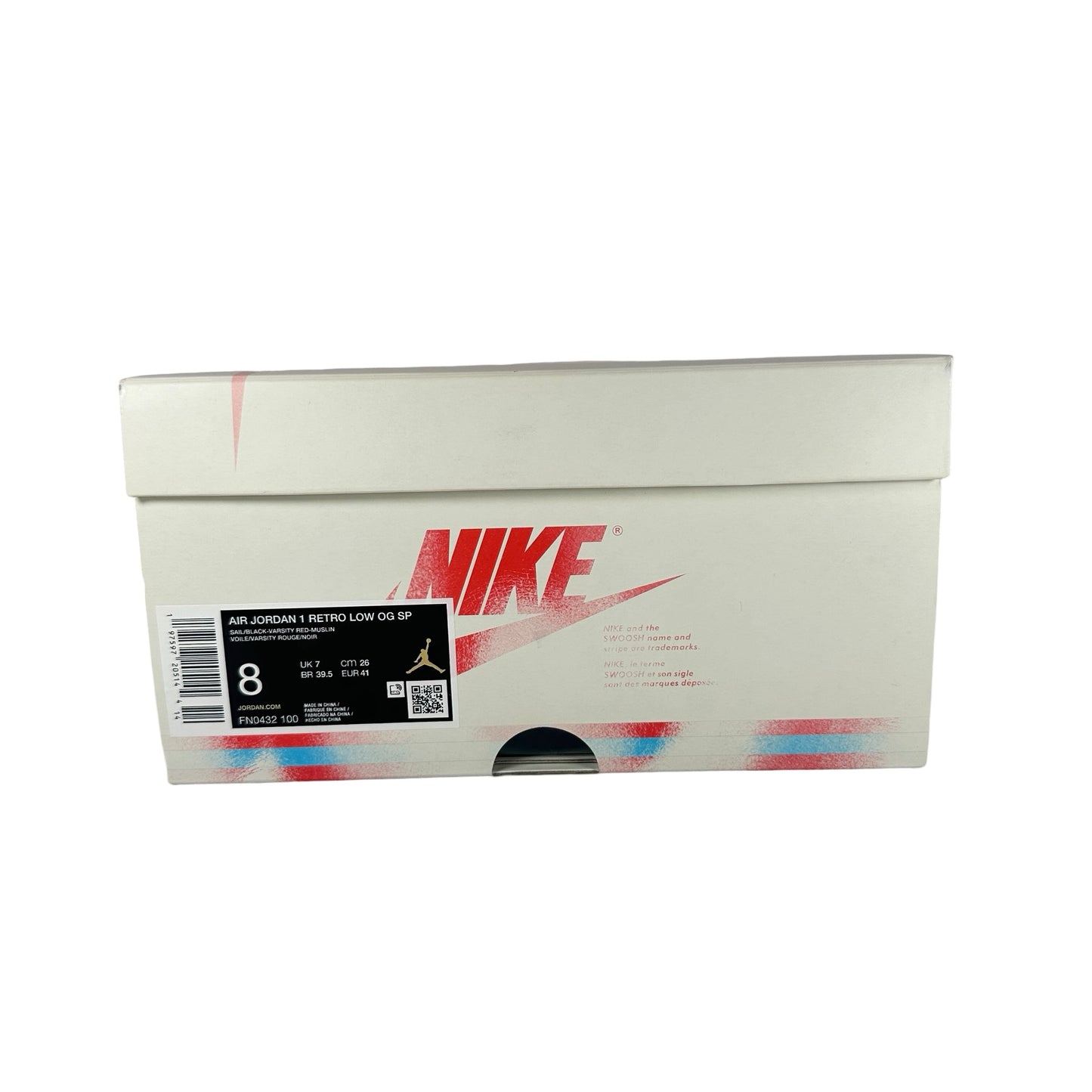 FN0432 100 Jordan 1 Retro Low OG Trophy Room Away [USED] - 8 M (VNDS)